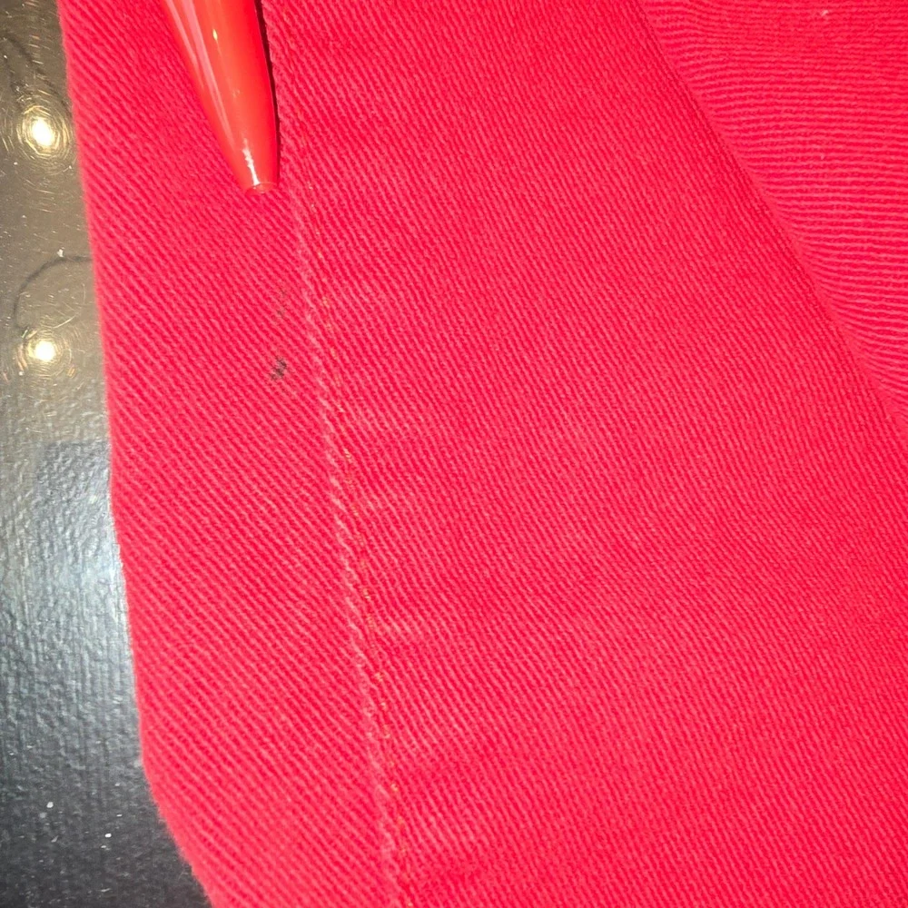 Blue Asphalt Red Skinny Jeans Womens Size 1 Low Rise Stretch Denim Pants